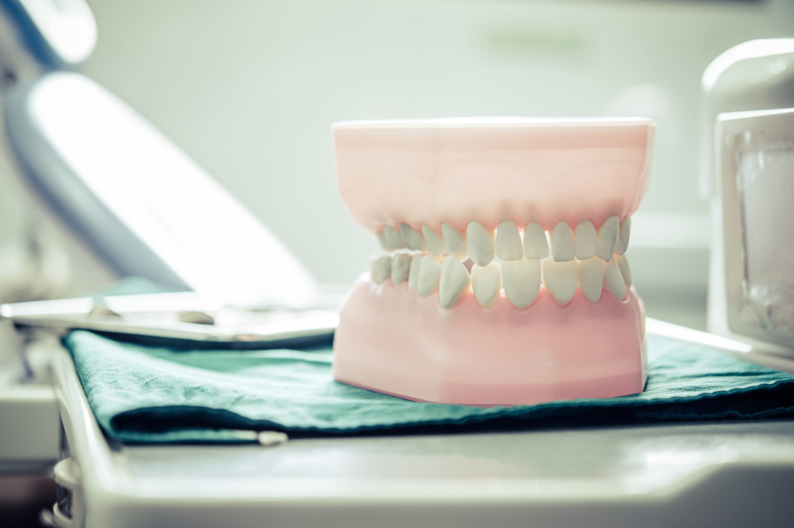 Patient being examined in a North York dental clinic